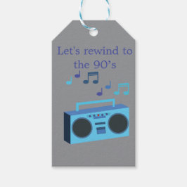 Etiquetas Para Regalos Volvamos a los 90
