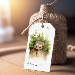 Etiquetas Para Regalos Watercolor Baby Hedgehog Baby Shower