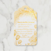 Watercolor Blue Tree Christmas Thank You Card 