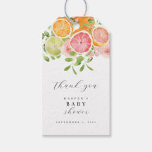 Watercolor Floral Coral Green Baby Shower