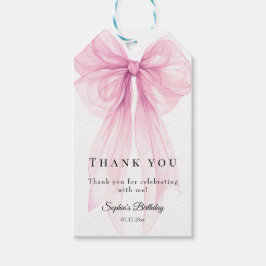 Etiquetas Para Regalos Watercolor Ribbon Gift Tags for Birthday Baby