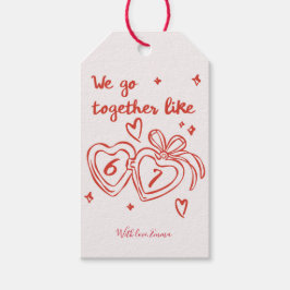Etiquetas Para Regalos We Go Together Like 67 Valentine Gift Tag
