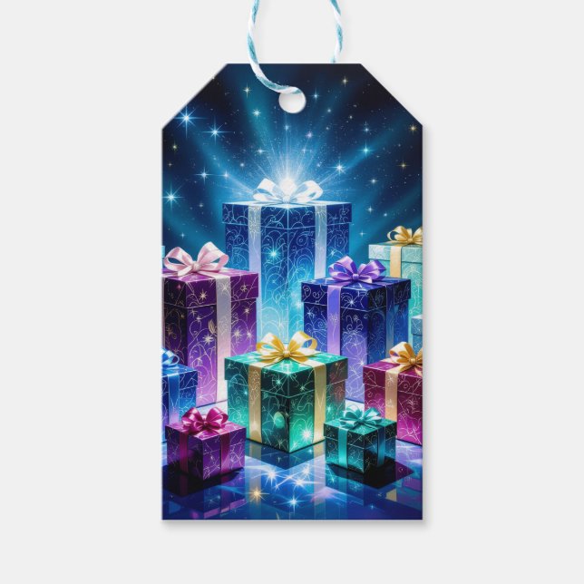 Etiquetas Para Regalos „Weihnachtliche Harmonie“ (Anverso)