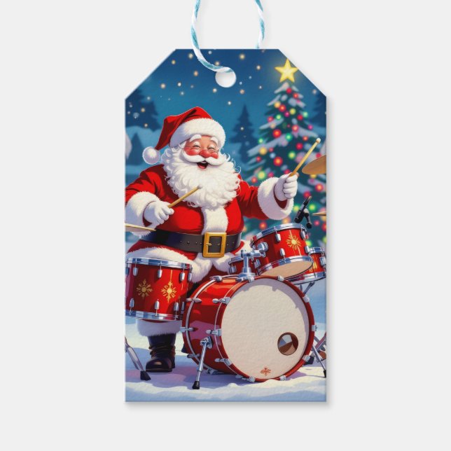 Etiquetas Para Regalos „Weihnachtliche Harmonie“ (Anverso)