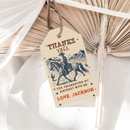Etiquetas Para Regalos Western Cowboy Birthday Gracias