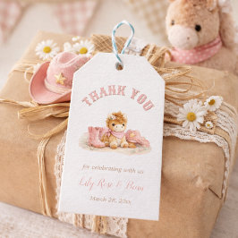 Etiquetas Para Regalos Western Little Cowgirl Baby Shower Thank You Gift