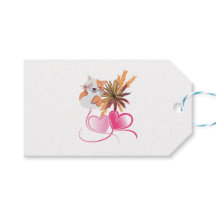 Whimsical Cat Mom Floral & Wildflower Hearts Desig