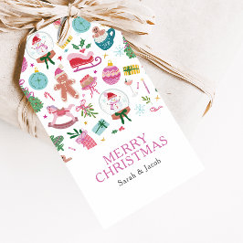 Etiquetas Para Regalos Whimsical Christmas