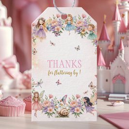 Etiquetas Para Regalos Whimsical flower fairy birthday Thank You Gift Tag
