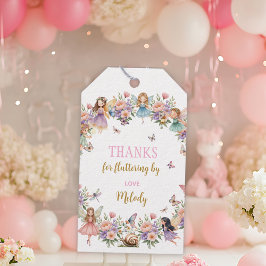 Etiquetas Para Regalos Whimsical flower fairy garden  birthday 