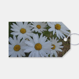 Etiquetas Para Regalos White Daisies