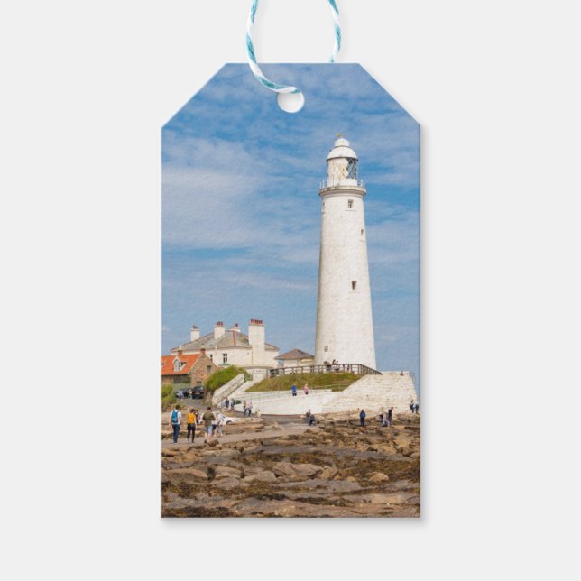Etiquetas Para Regalos Whitley Bay lighthouse (Anverso)