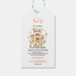 Etiquetas Para Regalos Wild One Animal 1st Birthday Party – Jungle Safari