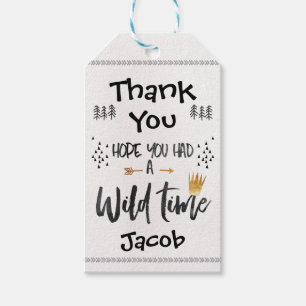 Etiquetas Para Regalos Wild One Birthday Favor Tag