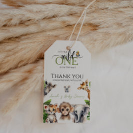 Etiquetas Para Regalos Wild One Safari Animal Jungle Baby Shower Favor