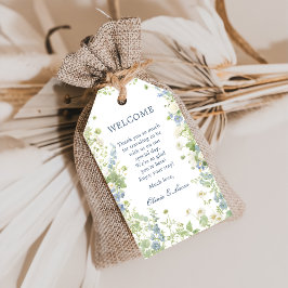 Etiquetas Para Regalos Wildflower Garden Wedding Welcome Gift Tags