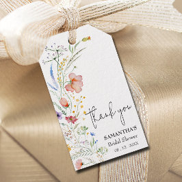 Etiquetas Para Regalos Wildflowers Bridal Shower Favor