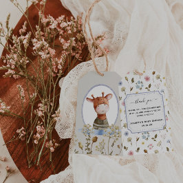 Etiquetas Para Regalos Wildlings Caprichosos | Agradecimiento Animales Vi