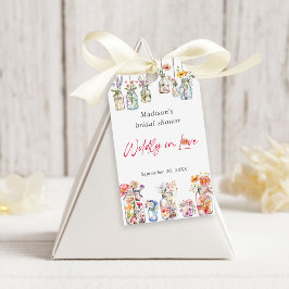 Etiquetas Para Regalos Wildly In Love Wildflower Watercolor Bridal Shower