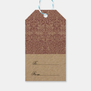 Etiquetas Para Regalos William Morris, el ladrón de fresas, renovado, art