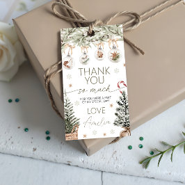 Etiquetas Para Regalos Winter Onederland Thank You Tag