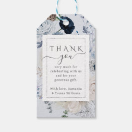 Etiquetas Para Regalos Winter Wildflower Elegant Boho Baby Shower