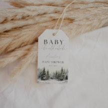 Winter Wonderland Baby Shower Favorito Tag