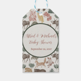 Etiquetas Para Regalos Woodland Animal Baby Shower