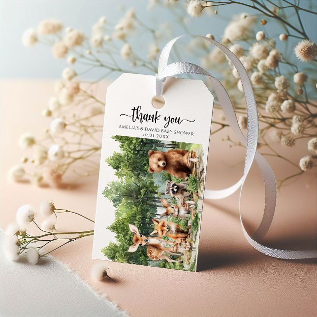 Etiquetas Para Regalos Woodland Animals Adventure (Subido por el creador)