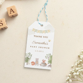 Etiquetas Para Regalos Woodland Animals Baby Shower