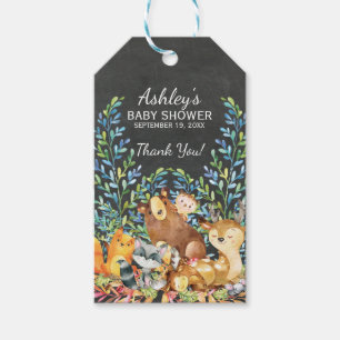 Etiquetas Para Regalos Woodland Animals Baby Shower Favor Gift Tag
