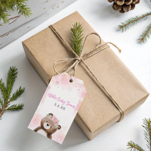 Etiquetas Para Regalos Woodland Baby Shower floral Gift Tag