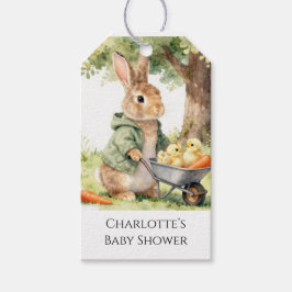 Etiquetas Para Regalos Woodland Bunny Baby Shower Thank You