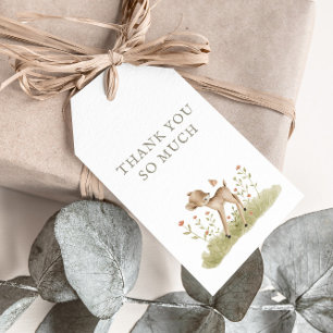 Etiquetas Para Regalos Woodland Forest Baby Shower Gracias