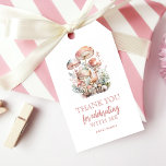 Etiquetas Para Regalos Woodland Mushroom Rubor Pink Birthday Gracias<br><div class="desc">Woodland Mushroom Rubor Pink Birthday Gracias Tags De Regalo</div>