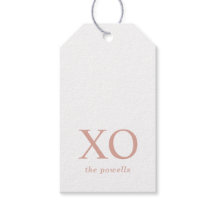 XOXO Besos y Abrazos Simple Rosa Rosado Minimalist