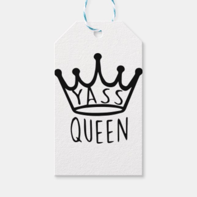 Etiquetas Para Regalos yass-queen (Anverso)