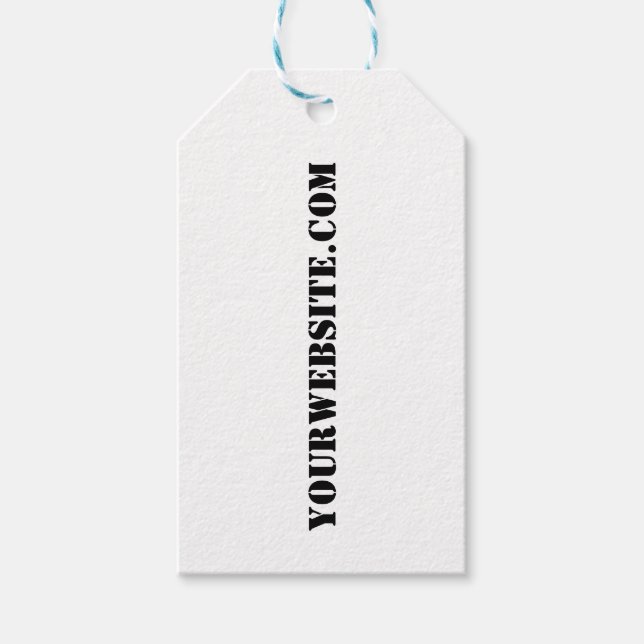 Etiquetas Para Regalos YourWebSite.com (Anverso)