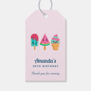 Etiquetas Para Regalos Yummy Ice Cream Triam Summer Vibe Gracias