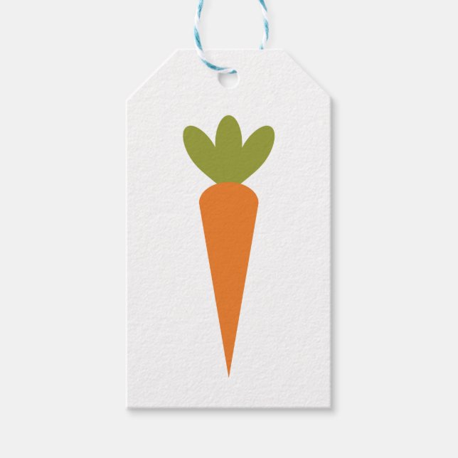 Etiquetas Para Regalos Zanahoria (Anverso)