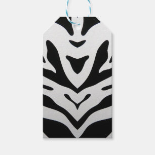 ETIQUETAS PARA REGALOS ZEBRA STRIPTS ABSTRACT