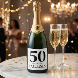 Etiquetas Para Vinos Espumosos 50 y fabuloso dicho de cumpleaños de vino de cerez