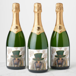 ETIQUETAS PARA VINOS ESPUMOSOS AFGHAN HOUND