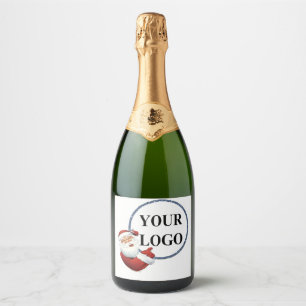Etiquetas Para Vinos Espumosos Agrega tu logo Navidad
