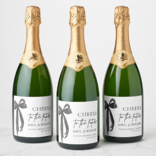 Etiquetas Para Vinos Espumosos Alegría Negra A La Futura Ducha De Novias