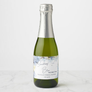 Etiquetas Para Vinos Espumosos Algo Azul Antes De Hacer Hidrangea Ducha De Novias