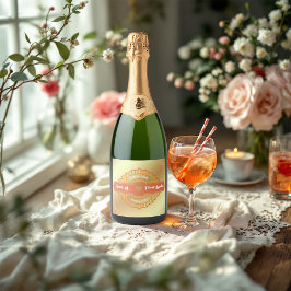 Etiquetas Para Vinos Espumosos Amor en la primera ducha de novias en Spritz