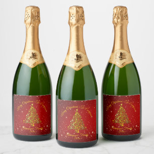 Etiquetas Para Vinos Espumosos Añadir un nombre coincidente Set Navidades Red Go