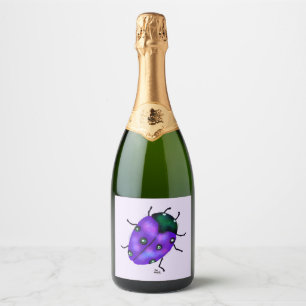 Etiquetas Para Vinos Espumosos Arte de Ladybug