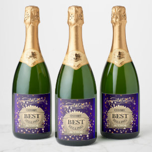 Etiquetas Para Vinos Espumosos Autor Morado Más Vendido Personalizado